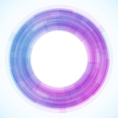 Dairelerden geometrik çerçeve, vektör soyut arkaplan, duvar kağıdı