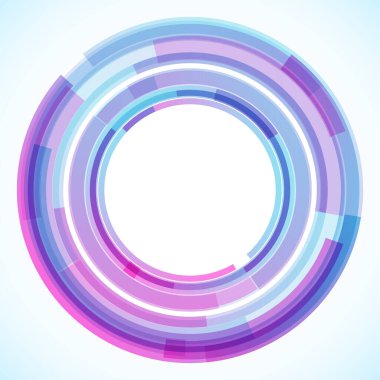 Dairelerden geometrik çerçeve, vektör soyut arkaplan, duvar kağıdı