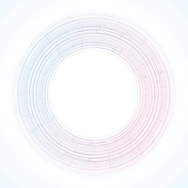 Dairelerden geometrik çerçeve, vektör soyut arkaplan, duvar kağıdı