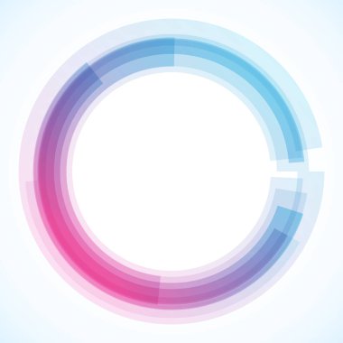 Dairelerden geometrik çerçeve, vektör soyut arkaplan, duvar kağıdı