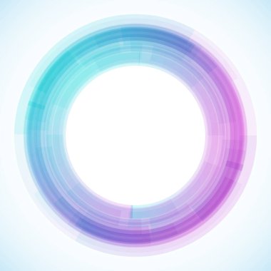 Dairelerden geometrik çerçeve, vektör soyut arkaplan, duvar kağıdı