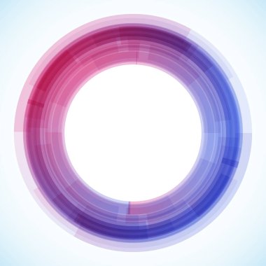 Dairelerden geometrik çerçeve, vektör soyut arkaplan, duvar kağıdı