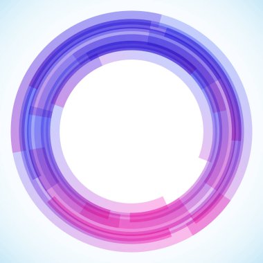 Dairelerden geometrik çerçeve, vektör soyut arkaplan, duvar kağıdı