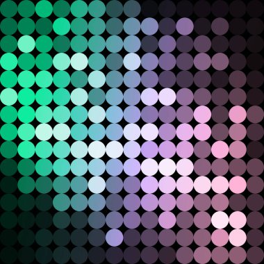 Dairelerden vektör arkaplanı, soyut arkaplan, duvar kağıdı