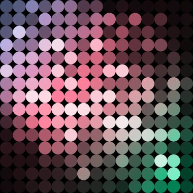 Dairelerden vektör arkaplanı, soyut arkaplan, duvar kağıdı