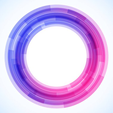 Dairelerden geometrik çerçeve, vektör soyut arkaplan, duvar kağıdı