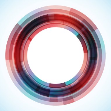 Dairelerden geometrik çerçeve, vektör soyut arkaplan, duvar kağıdı