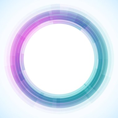 Dairelerden geometrik çerçeve, vektör soyut arkaplan, duvar kağıdı