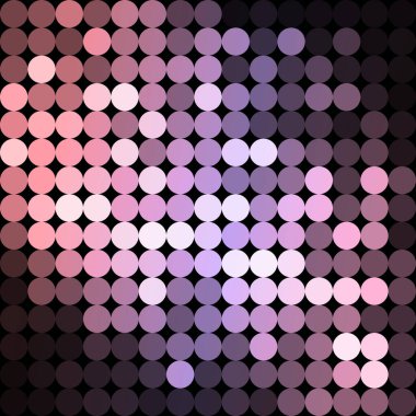 Dairelerden vektör arkaplanı, soyut arkaplan, duvar kağıdı