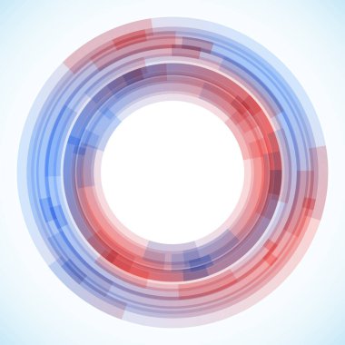 Dairelerden geometrik çerçeve, vektör soyut arkaplan, duvar kağıdı