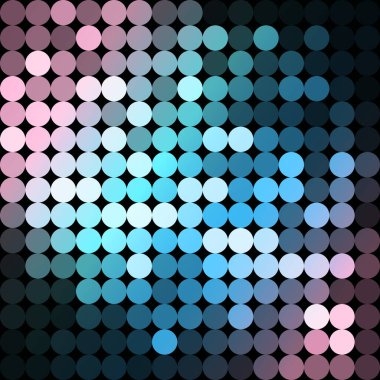 Dairelerden vektör arkaplanı, soyut arkaplan, duvar kağıdı