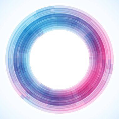 Dairelerden geometrik çerçeve, vektör soyut arkaplan, duvar kağıdı