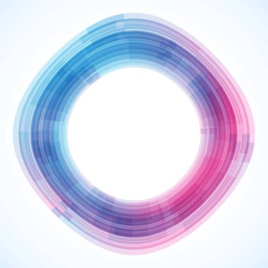 Dairelerden geometrik çerçeve, vektör soyut arkaplan, duvar kağıdı