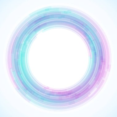 Dairelerden geometrik çerçeve, vektör soyut arkaplan, duvar kağıdı