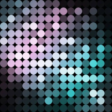 Dairelerden vektör arkaplanı, soyut arkaplan, duvar kağıdı