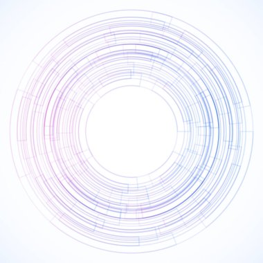 Dairelerden geometrik çerçeve, vektör soyut arkaplan, duvar kağıdı