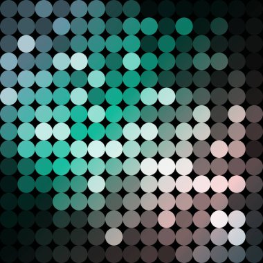 Dairelerden vektör arkaplanı, soyut arkaplan, duvar kağıdı