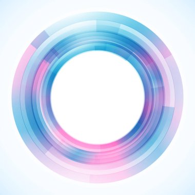 Dairelerden geometrik çerçeve, vektör soyut arkaplan, duvar kağıdı 