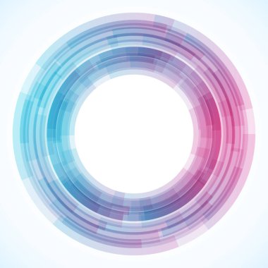 Dairelerden geometrik çerçeve, vektör soyut arkaplan, duvar kağıdı