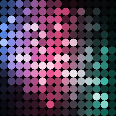 Dairelerden vektör arkaplanı, soyut arkaplan, duvar kağıdı