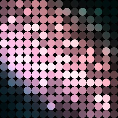 Dairelerden vektör arkaplanı, soyut arkaplan, duvar kağıdı