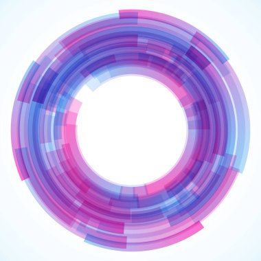 Dairelerden geometrik çerçeve, vektör soyut arkaplan, duvar kağıdı