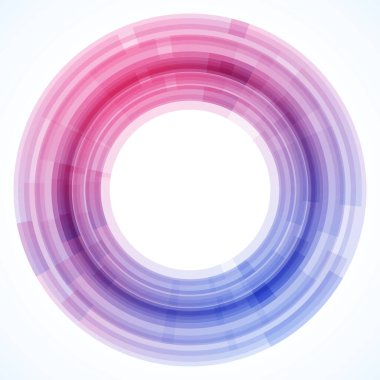 Dairelerden geometrik çerçeve, vektör soyut arkaplan, duvar kağıdı 