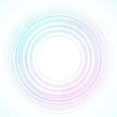 Dairelerden geometrik çerçeve, vektör soyut arkaplan, duvar kağıdı 