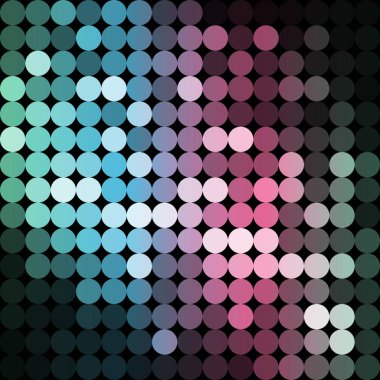 Dairelerden vektör arkaplanı, soyut arkaplan, duvar kağıdı