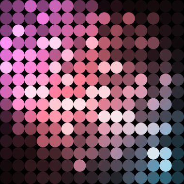 Dairelerden vektör arkaplanı, soyut arkaplan, duvar kağıdı