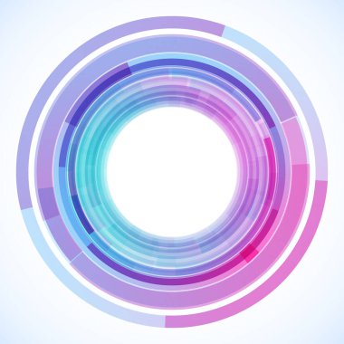 Dairelerden geometrik çerçeve, vektör soyut arkaplan, duvar kağıdı