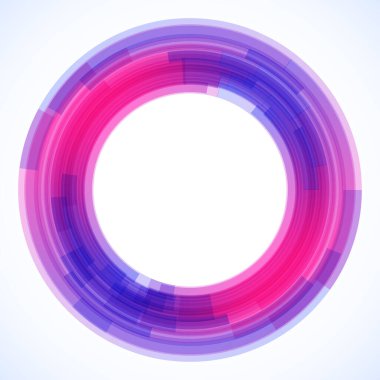 Dairelerden geometrik çerçeve, vektör soyut arkaplan, duvar kağıdı