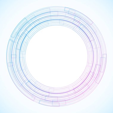 Dairelerden geometrik çerçeve, vektör soyut arkaplan, duvar kağıdı