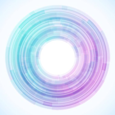 Dairelerden geometrik çerçeve, vektör soyut arkaplan, duvar kağıdı