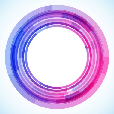 Dairelerden geometrik çerçeve, vektör soyut arkaplan, duvar kağıdı