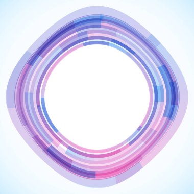 Dairelerden geometrik çerçeve, vektör soyut arkaplan, duvar kağıdı