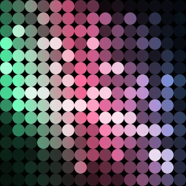 Dairelerden vektör arkaplanı, soyut arkaplan, duvar kağıdı