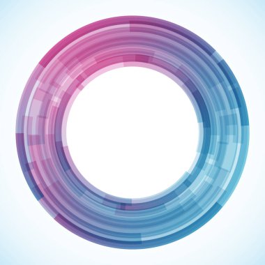 Dairelerden geometrik çerçeve, vektör soyut arkaplan, duvar kağıdı