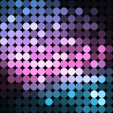 Dairelerden vektör arkaplanı, soyut arkaplan, duvar kağıdı