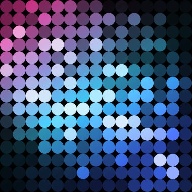 Dairelerden vektör arkaplanı, soyut arkaplan, duvar kağıdı