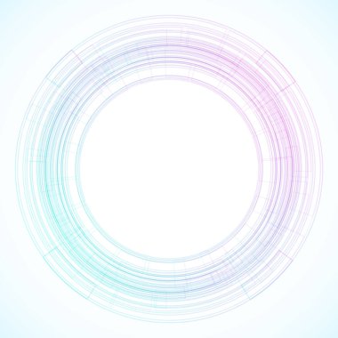 Dairelerden geometrik çerçeve, vektör soyut arkaplan, duvar kağıdı