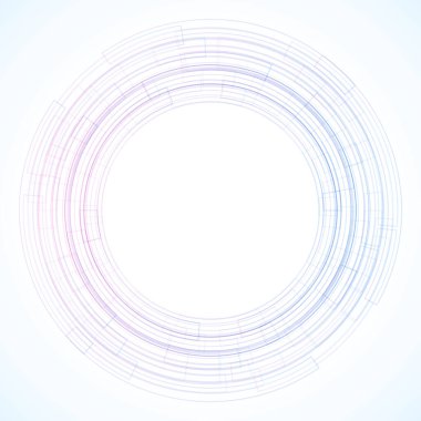 Dairelerden geometrik çerçeve, vektör soyut arkaplan, duvar kağıdı