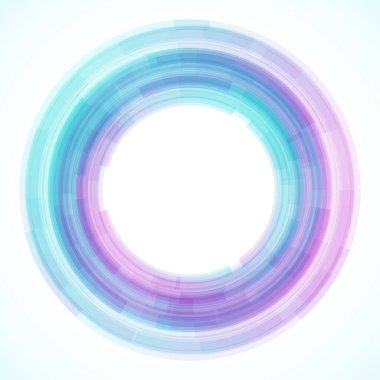 Dairelerden geometrik çerçeve, vektör soyut arkaplan, duvar kağıdı