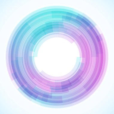 Dairelerden geometrik çerçeve, vektör soyut arkaplan, duvar kağıdı