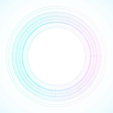 Dairelerden geometrik çerçeve, vektör soyut arkaplan, duvar kağıdı