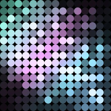 Dairelerden vektör arkaplanı, soyut arkaplan, duvar kağıdı