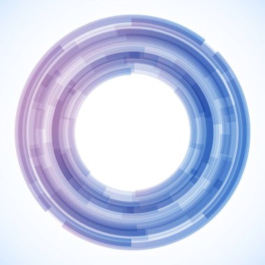 Dairelerden geometrik çerçeve, vektör soyut arkaplan, duvar kağıdı