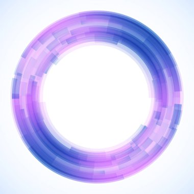 Dairelerden geometrik çerçeve, vektör soyut arkaplan, duvar kağıdı