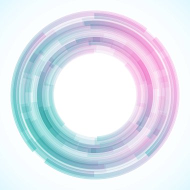 Dairelerden geometrik çerçeve, vektör soyut arkaplan, duvar kağıdı