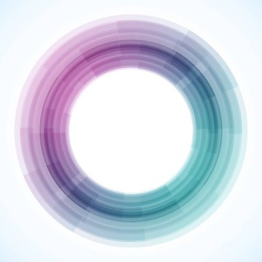 Dairelerden geometrik çerçeve, vektör soyut arkaplan, duvar kağıdı